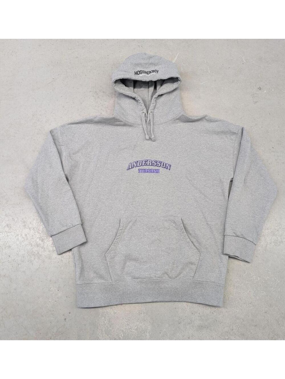 Andersson Bell Korea Unusual Gray Heavy Weight Hoodie